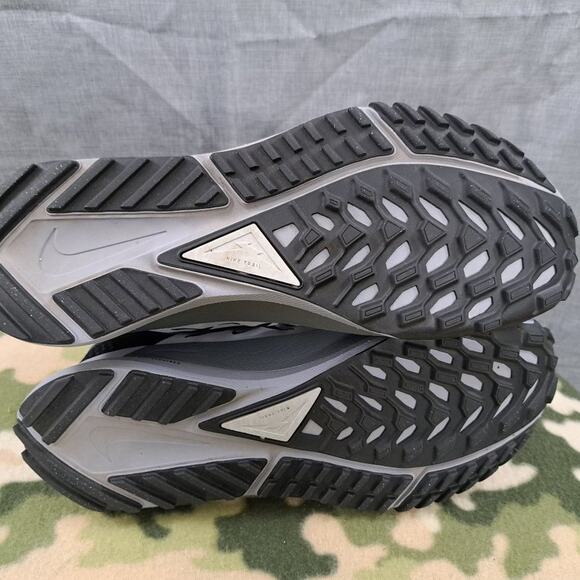 Nike React Pegasus Trail 4  Flywire Women Black Grey Running Shoes DJ6159-001 - Picture 6 of 12